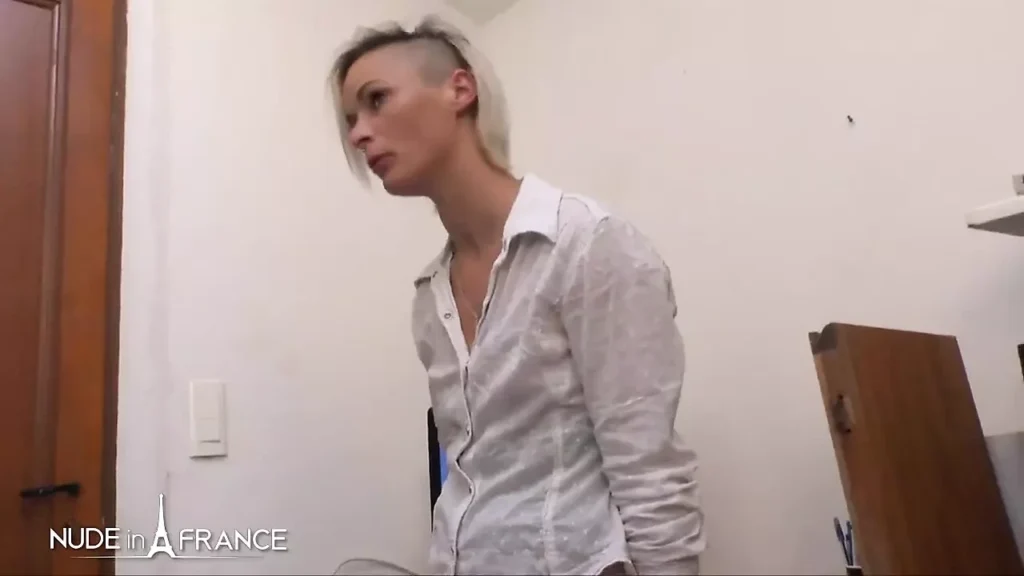 The Small Titted Teacher in Stockings Is a Real Good Cougar