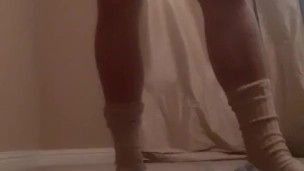 Naughty at home Peeing on Cloths for Laundry Day