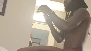 TEXTING YOUR MAIN BITCH WHILE GORILLA P FUCKS HIS SIDE CHICK!!!!!!