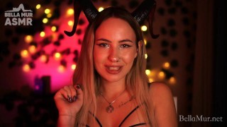 ASMR Sexy succubus licking your ears till your orgasm - Cosplay