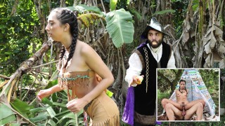 BANGBROS - Based On True Events: The Origin Of Thanksgiving - Cosplay