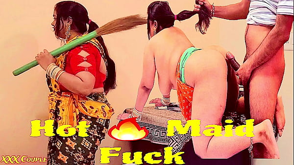 In winter,  I caught my beautiful maid and fucked her hard. - Big Ass