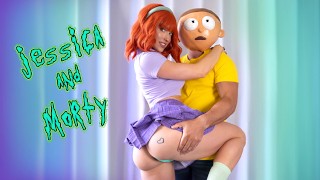 RICK & MORTY - 'Morty Finally Get's to Give Jessica His Pickle! And Glaze Her Face!' - Redhead